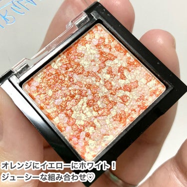 U R GLAM UR GLAM　MARBLE EYESHADOWのクチコミ「夏のオレンジラメ♡

URGLAM
UR GLAM　MARBLE EYESHADOW
07
2.....」（3枚目）