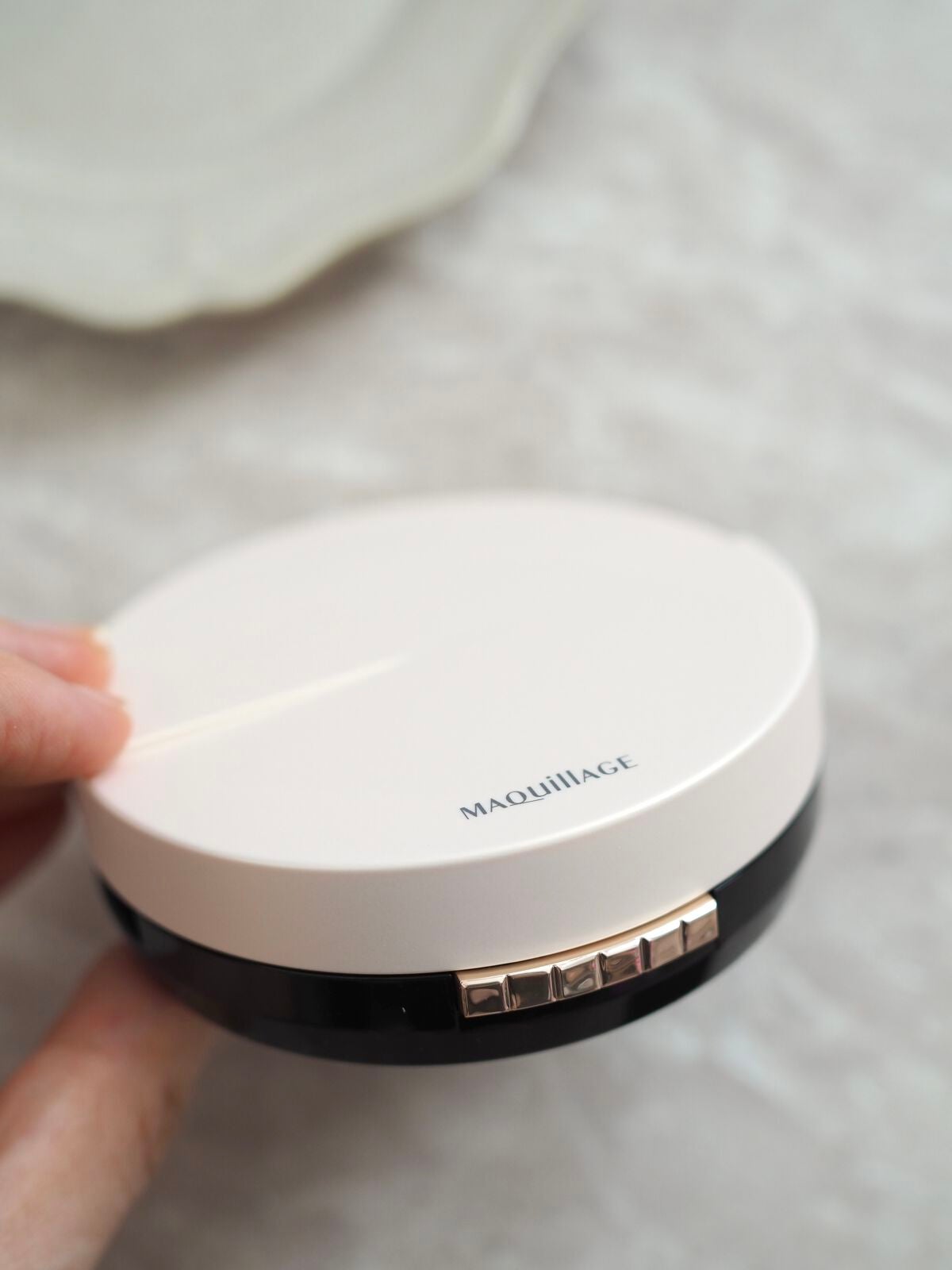 ドラマティッククッションジェリー/マキアージュ/クッションファンデーションを使ったクチコミ(2枚目)