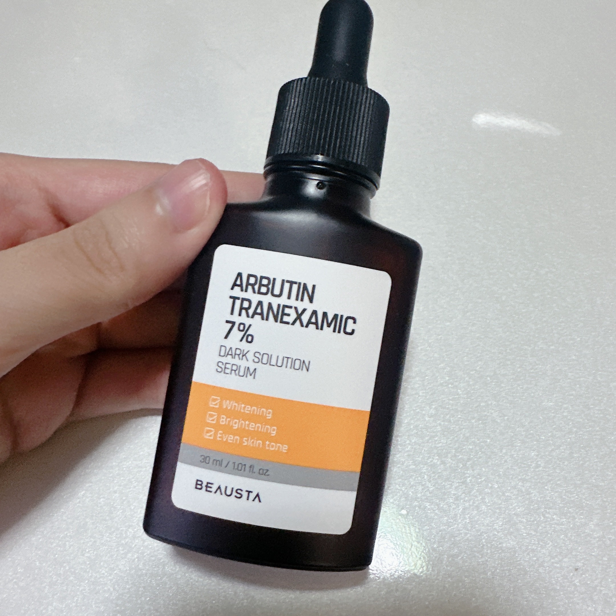 BEAUSTA アルブチントラネキサム酸7 %ダークソリューションセラムのクチコミ「BEAUSTA アルブチントラネキサム酸7 %ダークソリューションセラム #提供 #PR


.....」（2枚目）