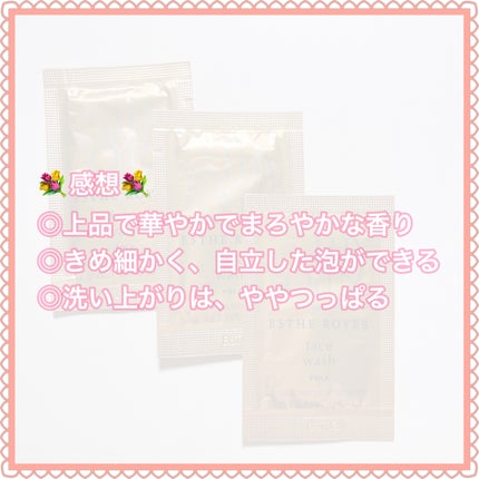 フェイスウォッシュ/エステロワイエ/洗顔フォームを使ったクチコミ(5枚目)
