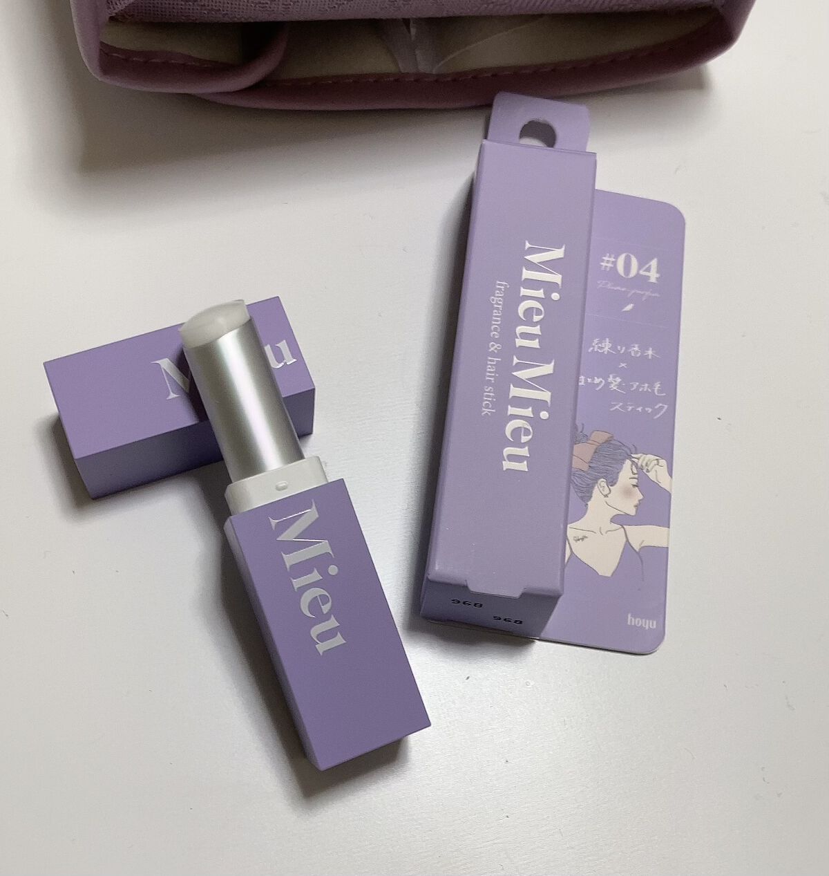 エスティック 04 プルームパルファム(Plume-parfum)/MieuMieu/ヘアバームを使ったクチコミ（1枚目）