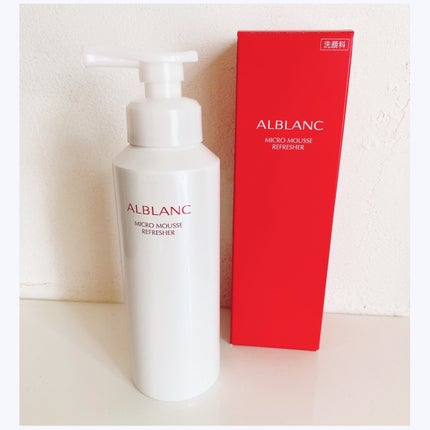 マイクロムース リフレッシャー/ALBLANC/泡洗顔を使ったクチコミ(1枚目)