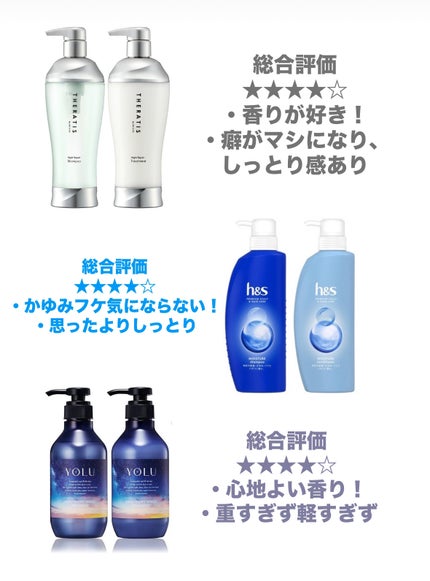 モイスチャー シャンプー/コンディショナー/h&s/市販シャンプーを使ったクチコミ(3枚目)