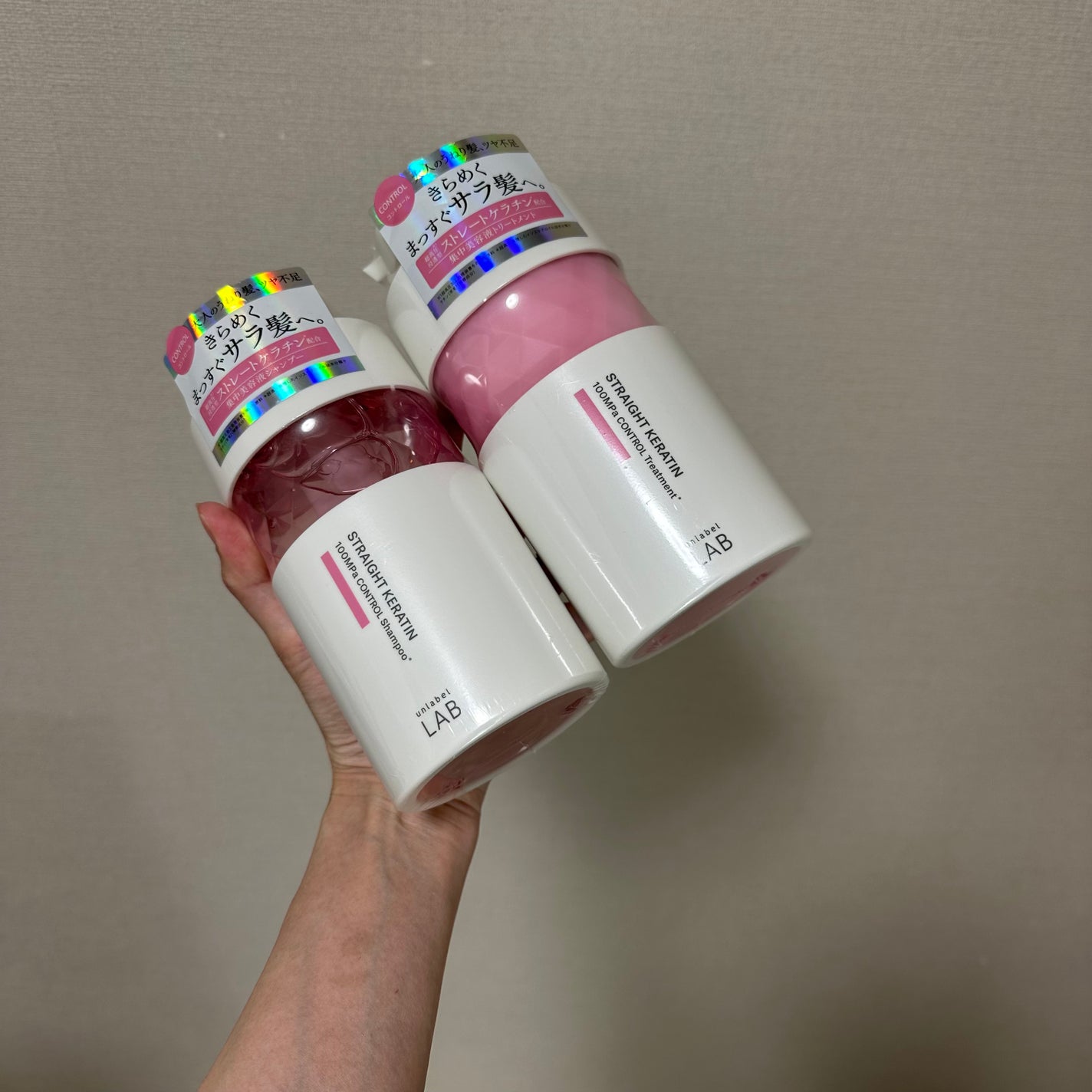 アンレーベル ラボ KRコントロール シャンプー/トリートメント/unlabel/市販シャンプーを使ったクチコミ(1枚目)