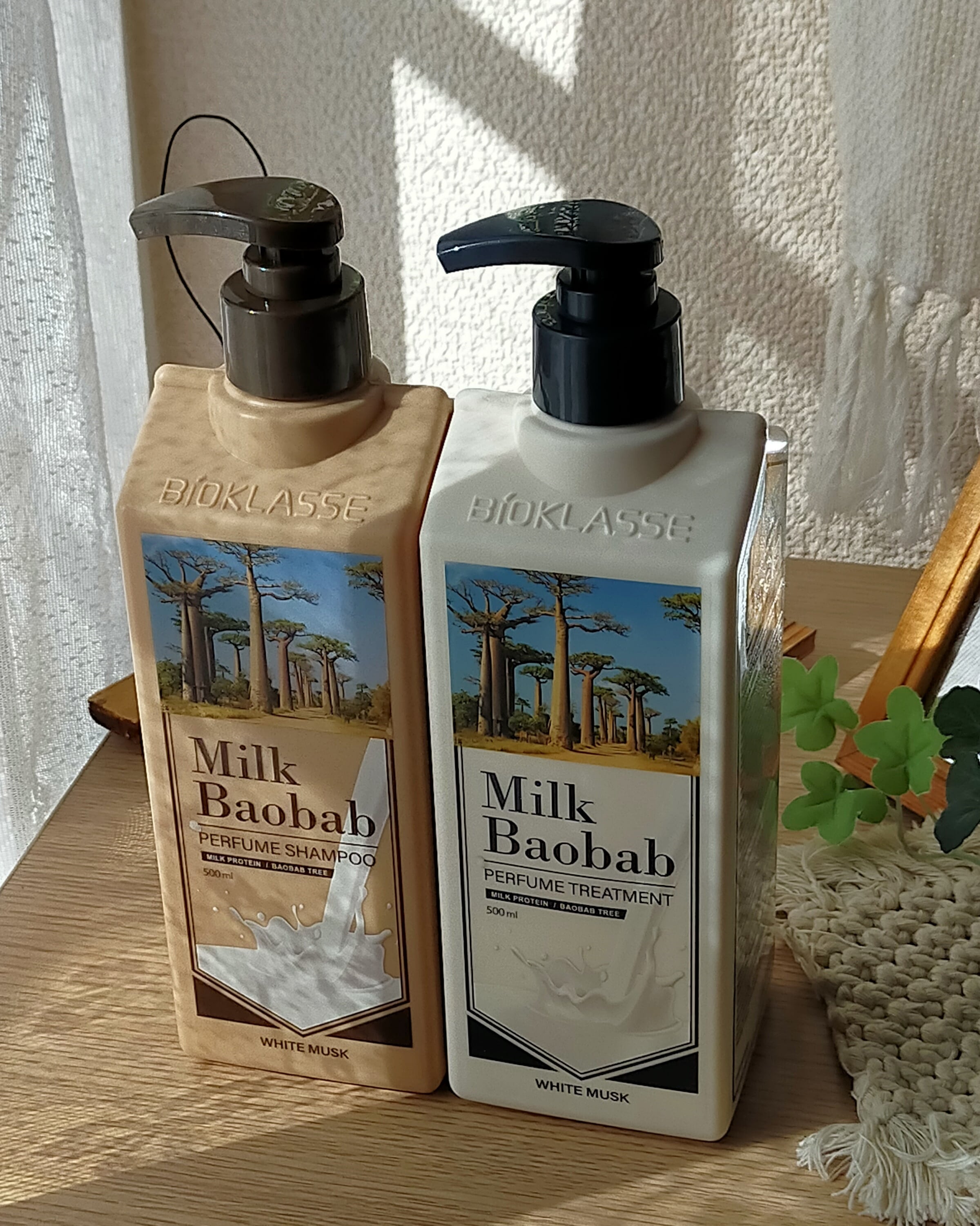 パフュームシャンプー/トリートメント (ホワイトムスク)/ミルクバオバブ/市販シャンプーを使ったクチコミ（1枚目）