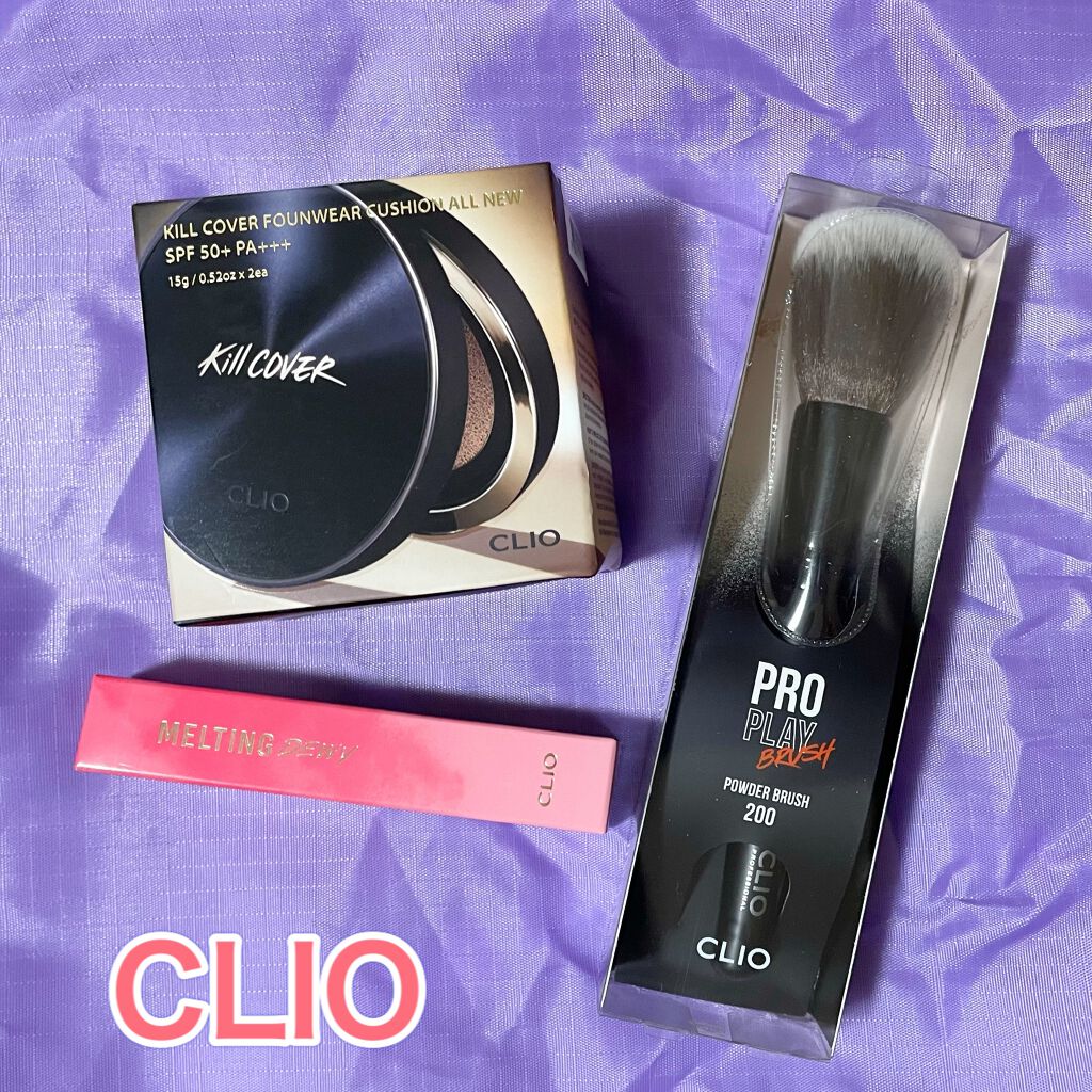 プロプレイプリズムフェイスブラシ204/CLIO/メイクブラシを使ったクチコミ（2枚目）