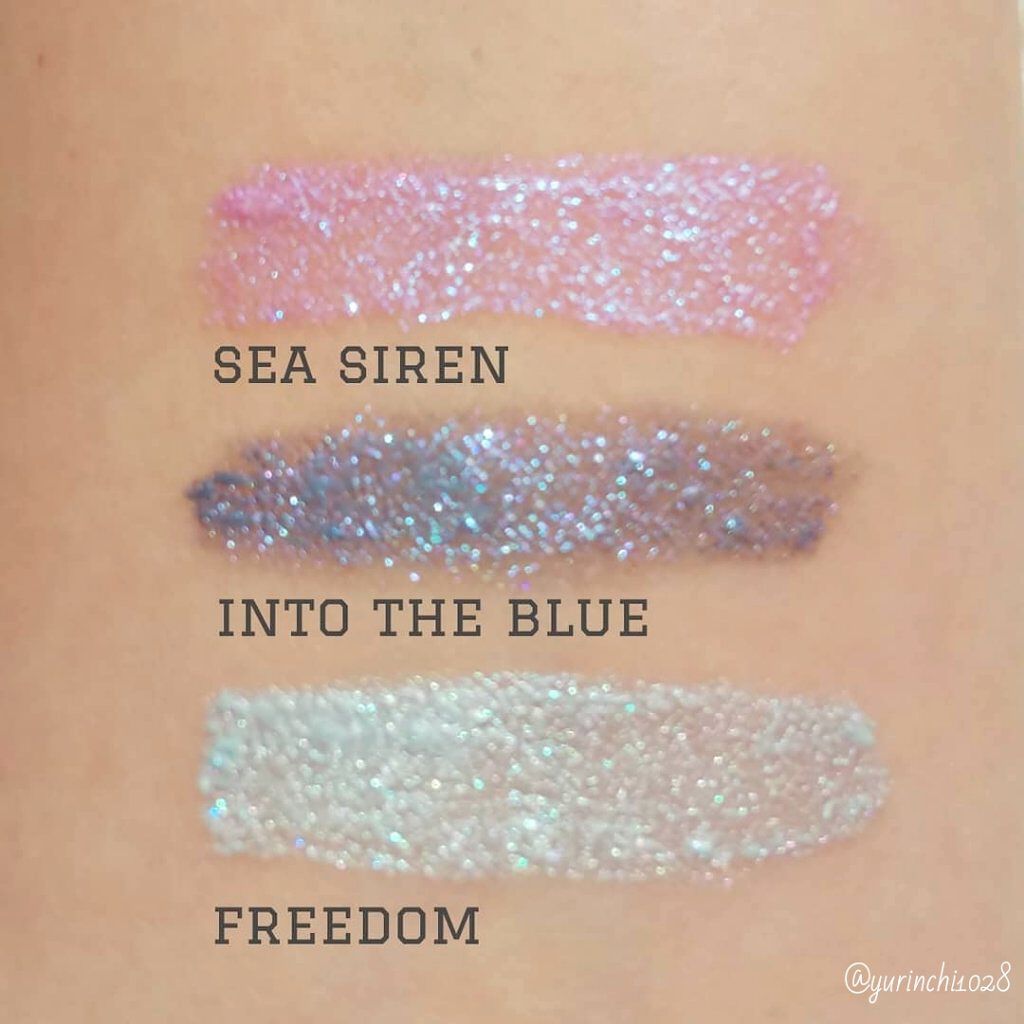 グリッター&グロウ リキッドアイシャドウ/stila/グリッターを使ったクチコミ（2枚目）