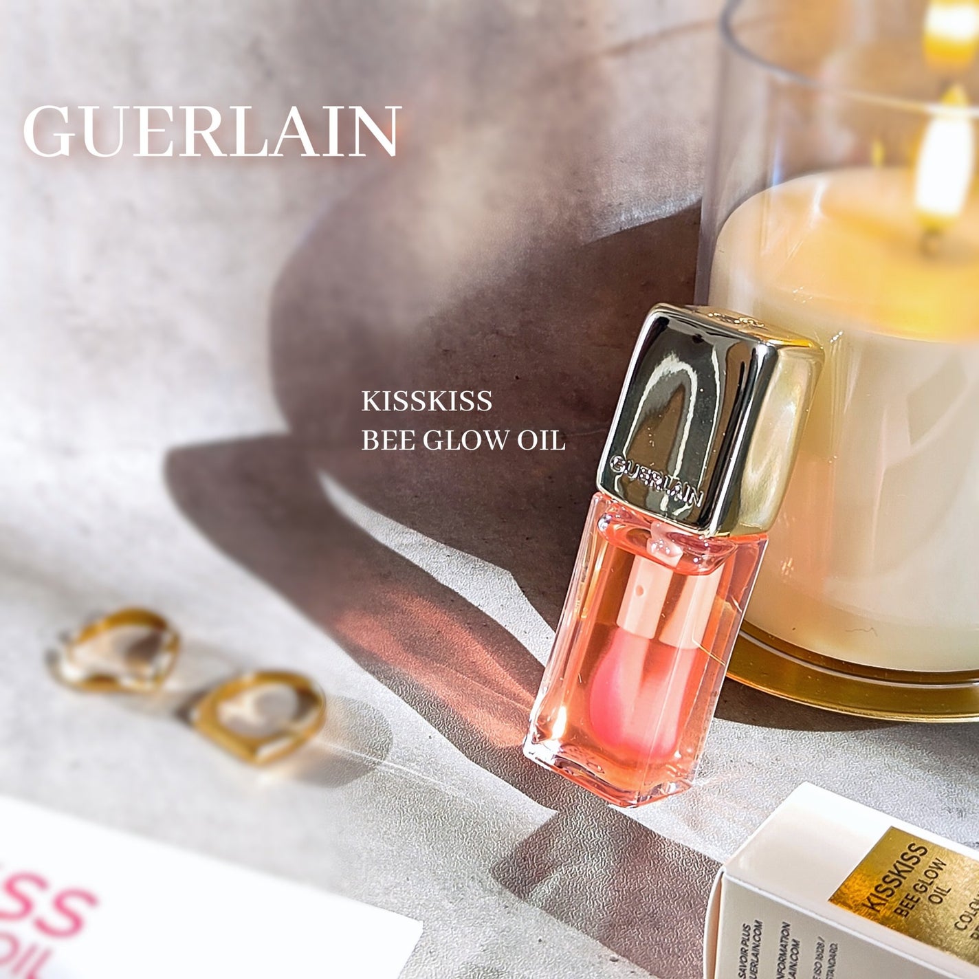 キスキス ビー グロウ オイル/GUERLAIN/リップグロスを使ったクチコミ(1枚目)