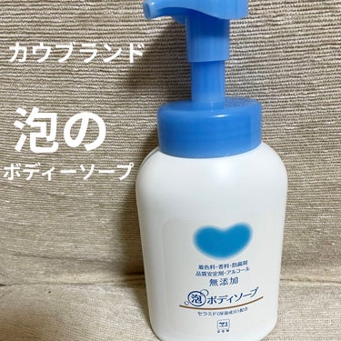 泡のボディソープ 本体 550ml 【旧】/カウブランド無添加/ボディソープを使ったクチコミ（1枚目）