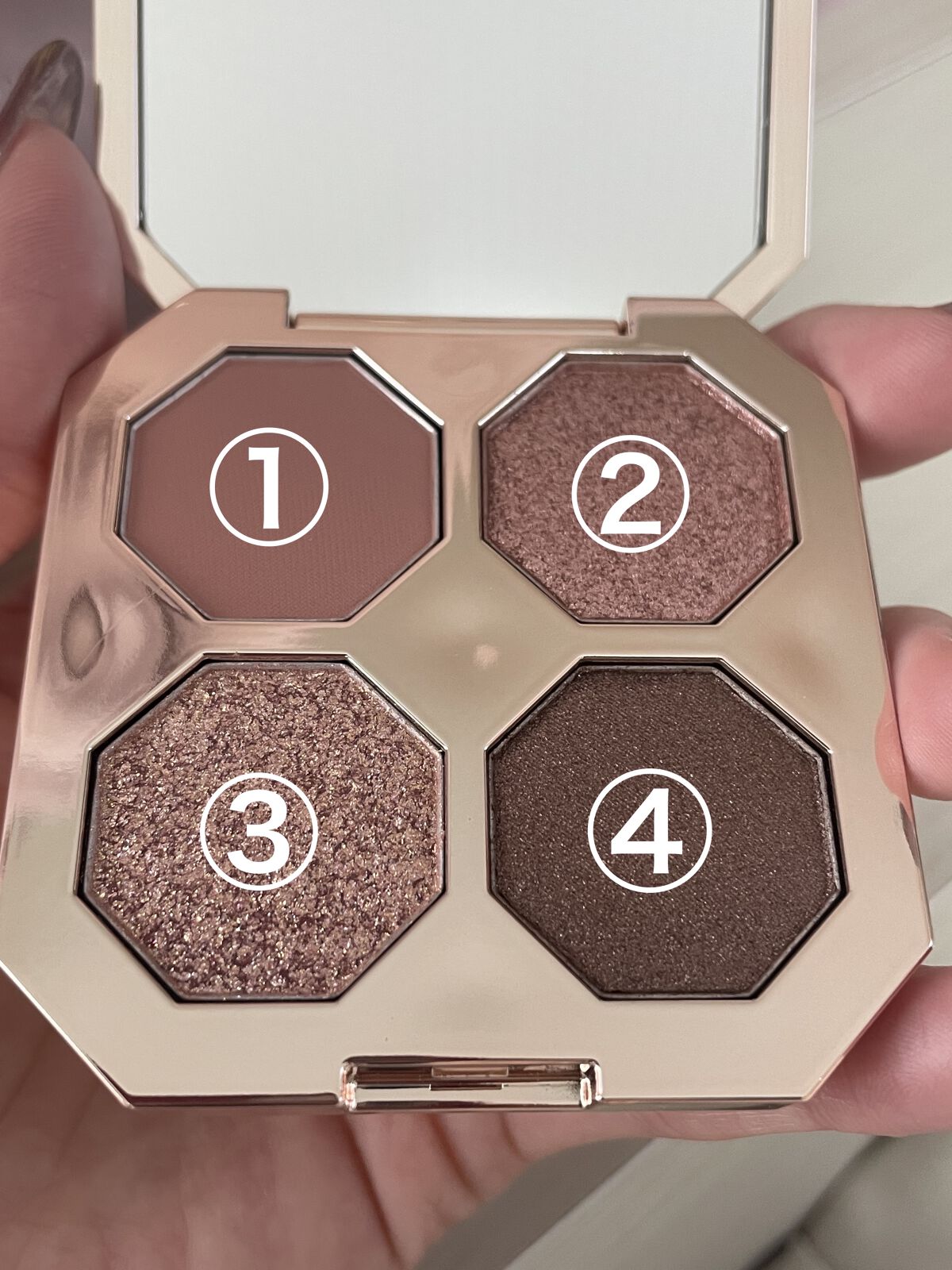 ドリームベルベットアイシャドウパレット/DEAR DAHLIA/アイシャドウパレットを使ったクチコミ（2枚目）