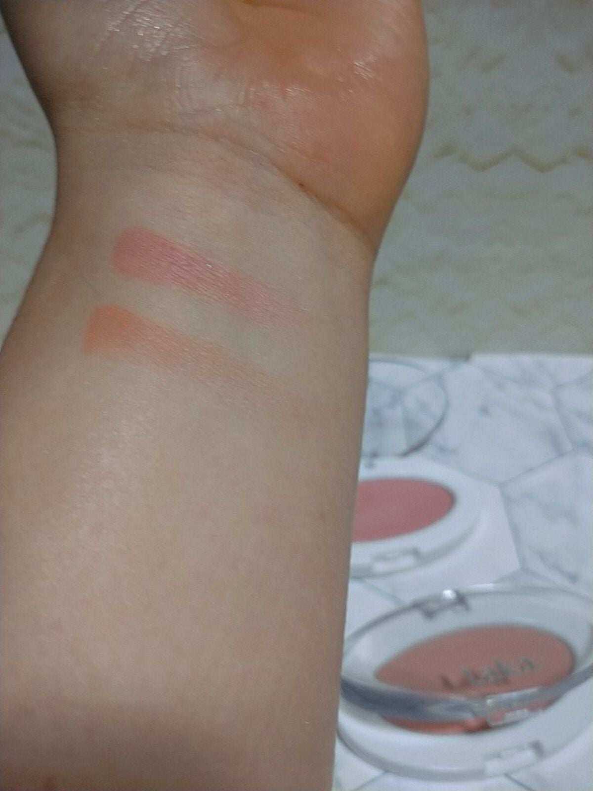 ラブシルクブラッシュ/Laka/パウダーチークを使ったクチコミ(2枚目)