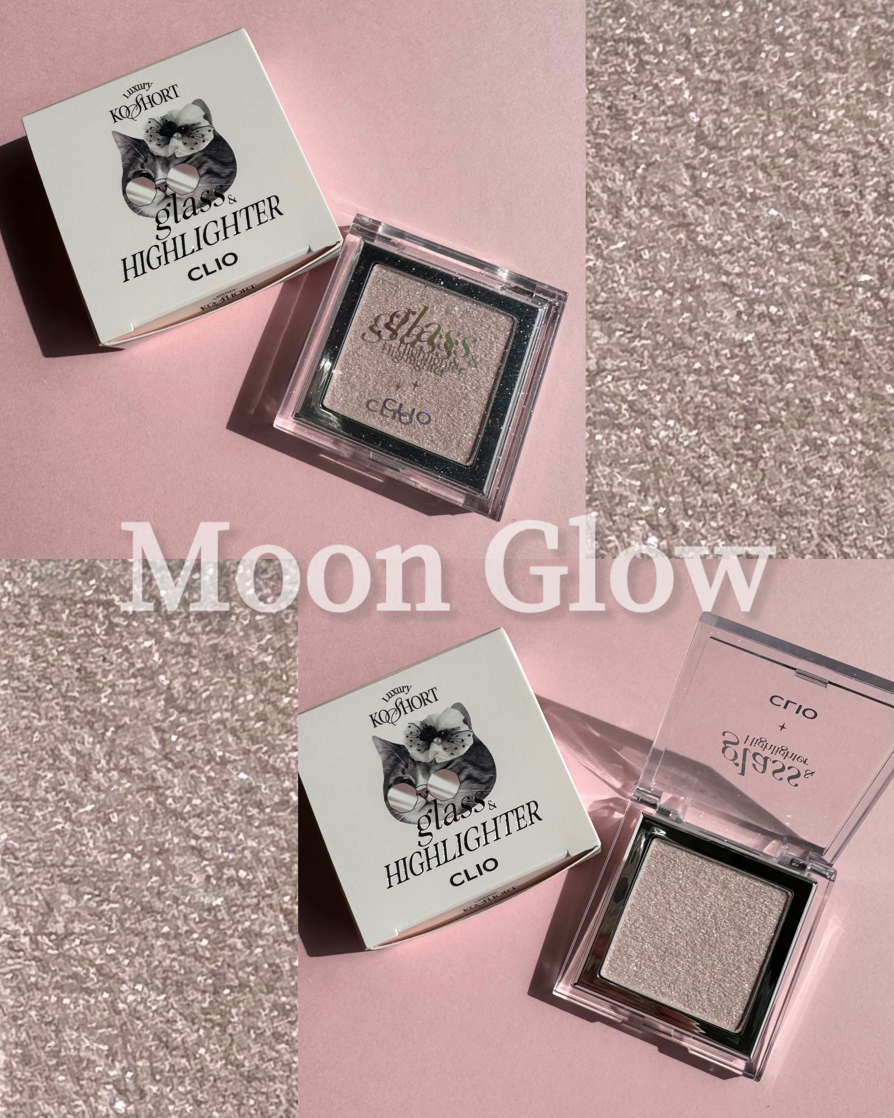グラス アンド ハイライター 01 MOON GLOW/CLIO/ハイライト・シェーディングを使ったクチコミ（3枚目）
