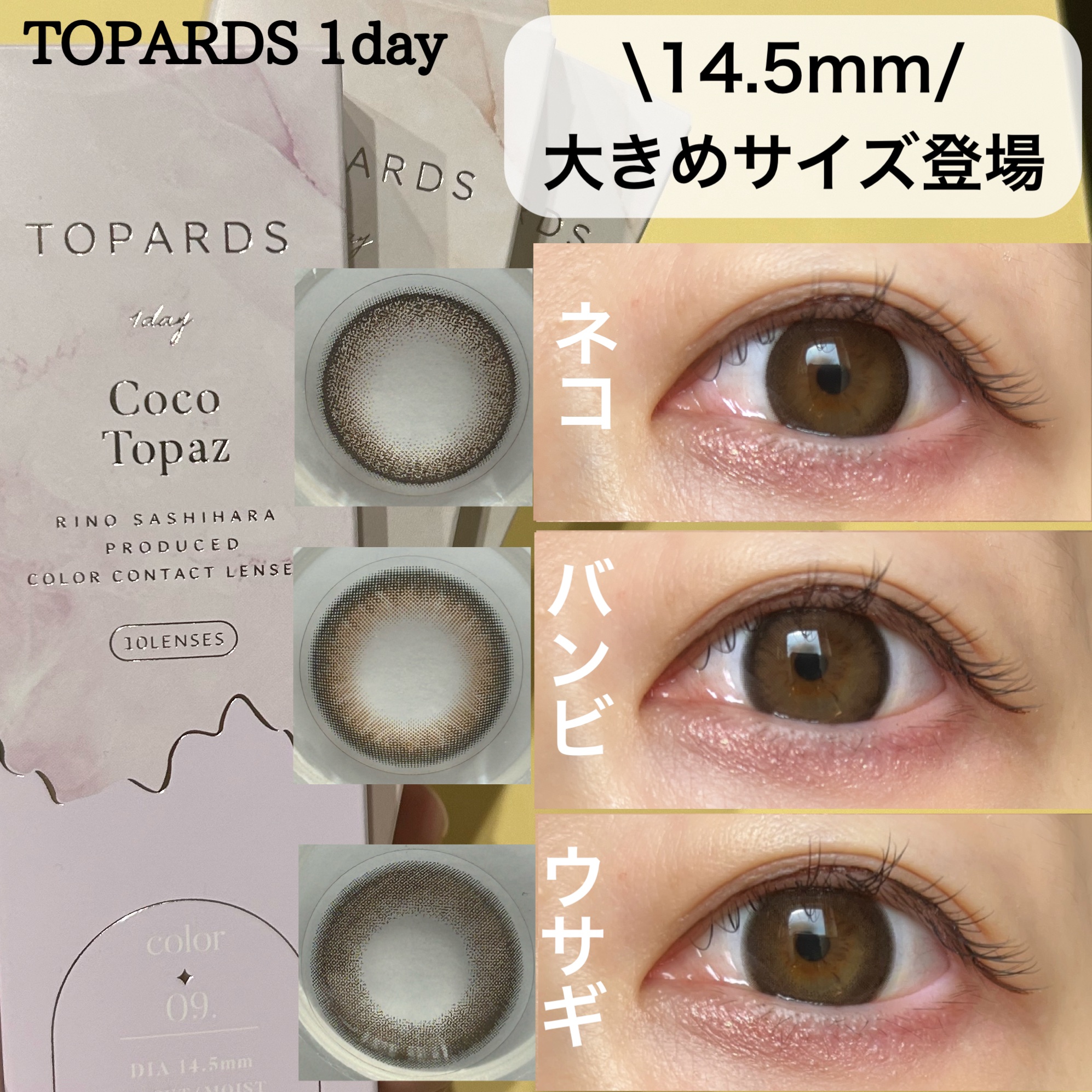 TOPARDS 1day/TOPARDS/ワンデー（１DAY）カラコンを使ったクチコミ（1枚目）