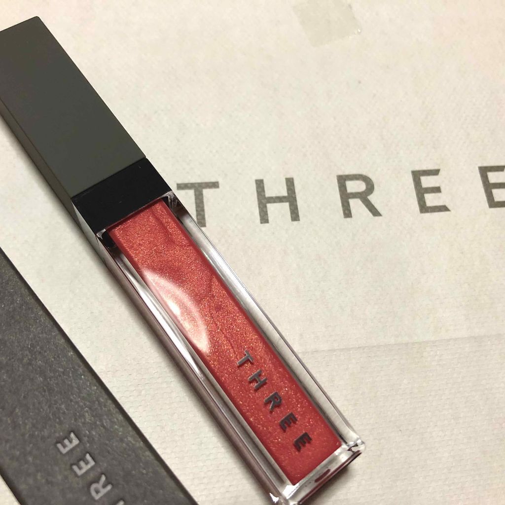 シマリング リップジャム/THREE/リップグロスを使ったクチコミ（1枚目）