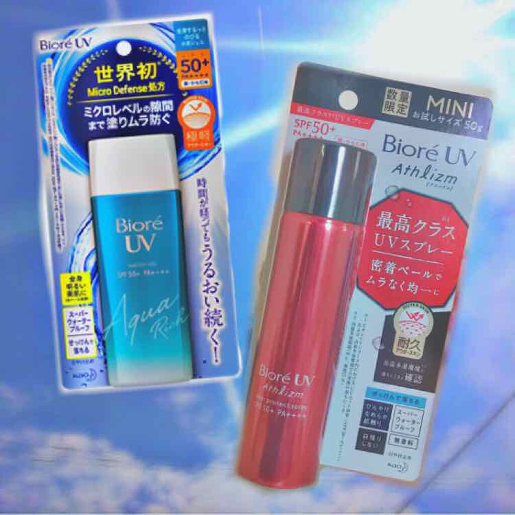 ビオレUV アクアリッチウォータリージェル /ビオレ/日焼け止め・UVケアを使ったクチコミ(2枚目)