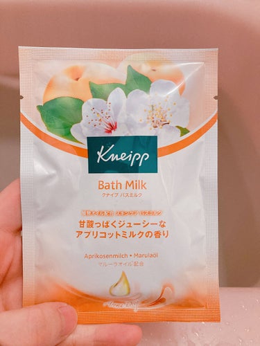 クナイプ バスミルク アプリコットミルクの香り 40ml/クナイプ/入浴剤の画像
