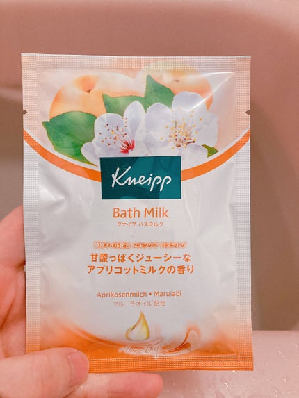 クナイプ バスミルク アプリコットミルクの香り/クナイプ/入浴剤を使ったクチコミ(4枚目)