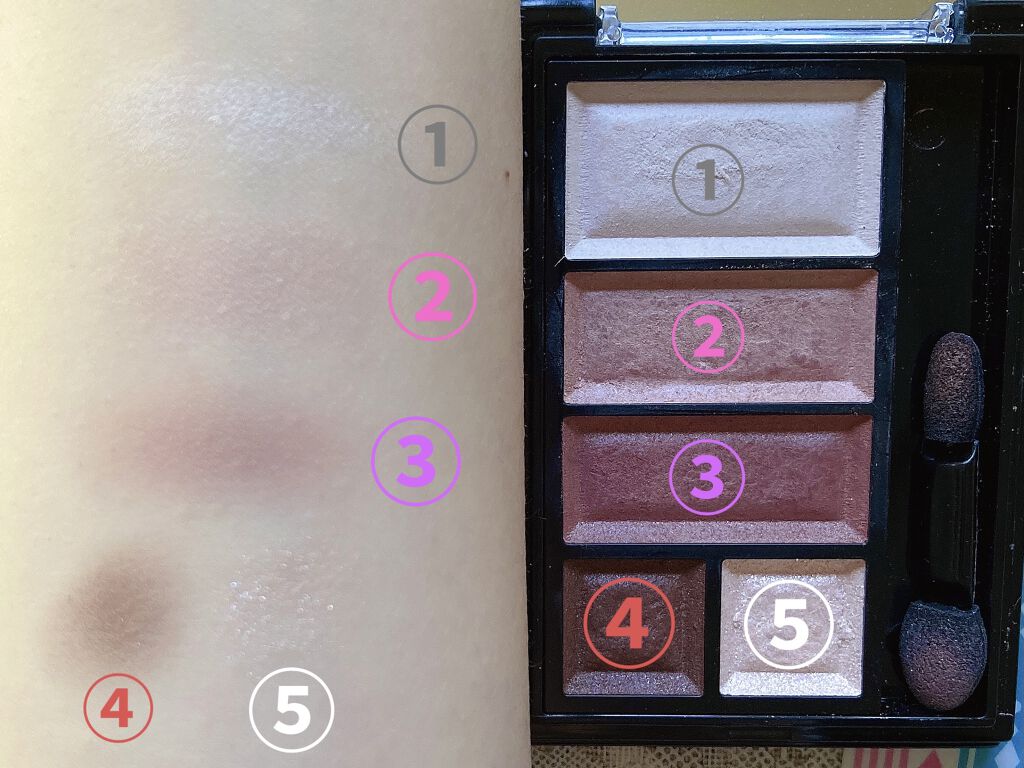 ショコラスウィート アイズ/リンメル ロンドン/アイシャドウパレットを使ったクチコミ（2枚目）