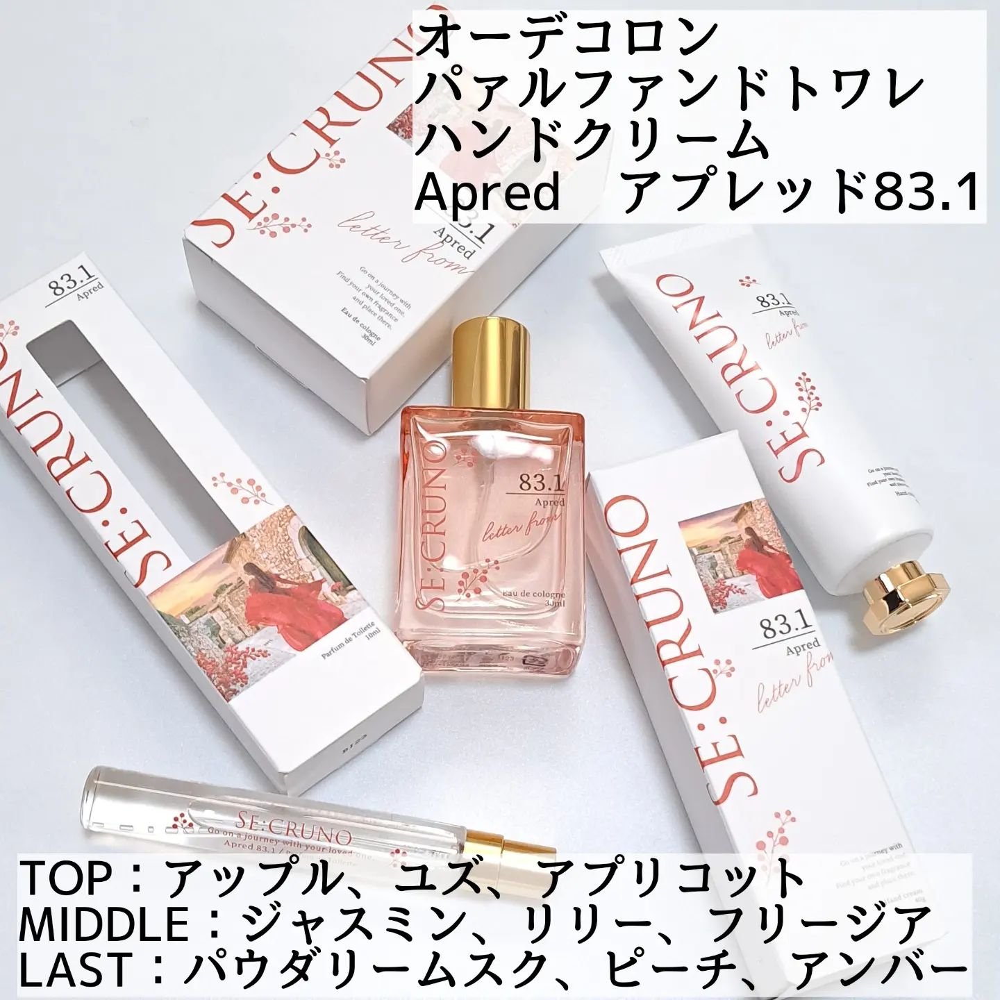 オーデコロン アプレッド83.1/SE:CRUNO/香水(レディース)を使ったクチコミ（2枚目）