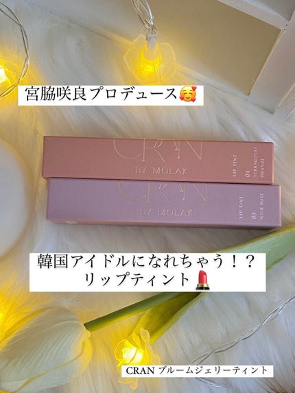 BLOOM JELLY TINT /CRAN BY MOLAK /口紅を使ったクチコミ(1枚目)