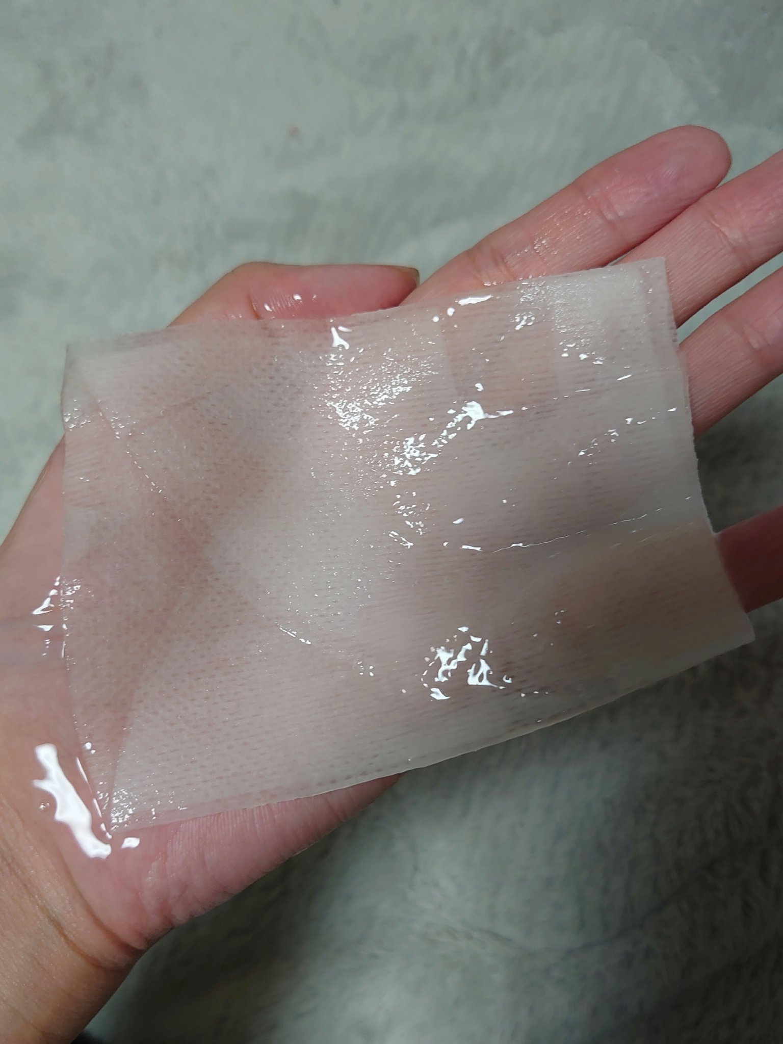 favs カーミングフェイシャルマスクのクチコミ「クセのなさが魅力的。
優しい使い心地のシートマスク。


■favs　カーミングフェイシャルマ.....」（2枚目）