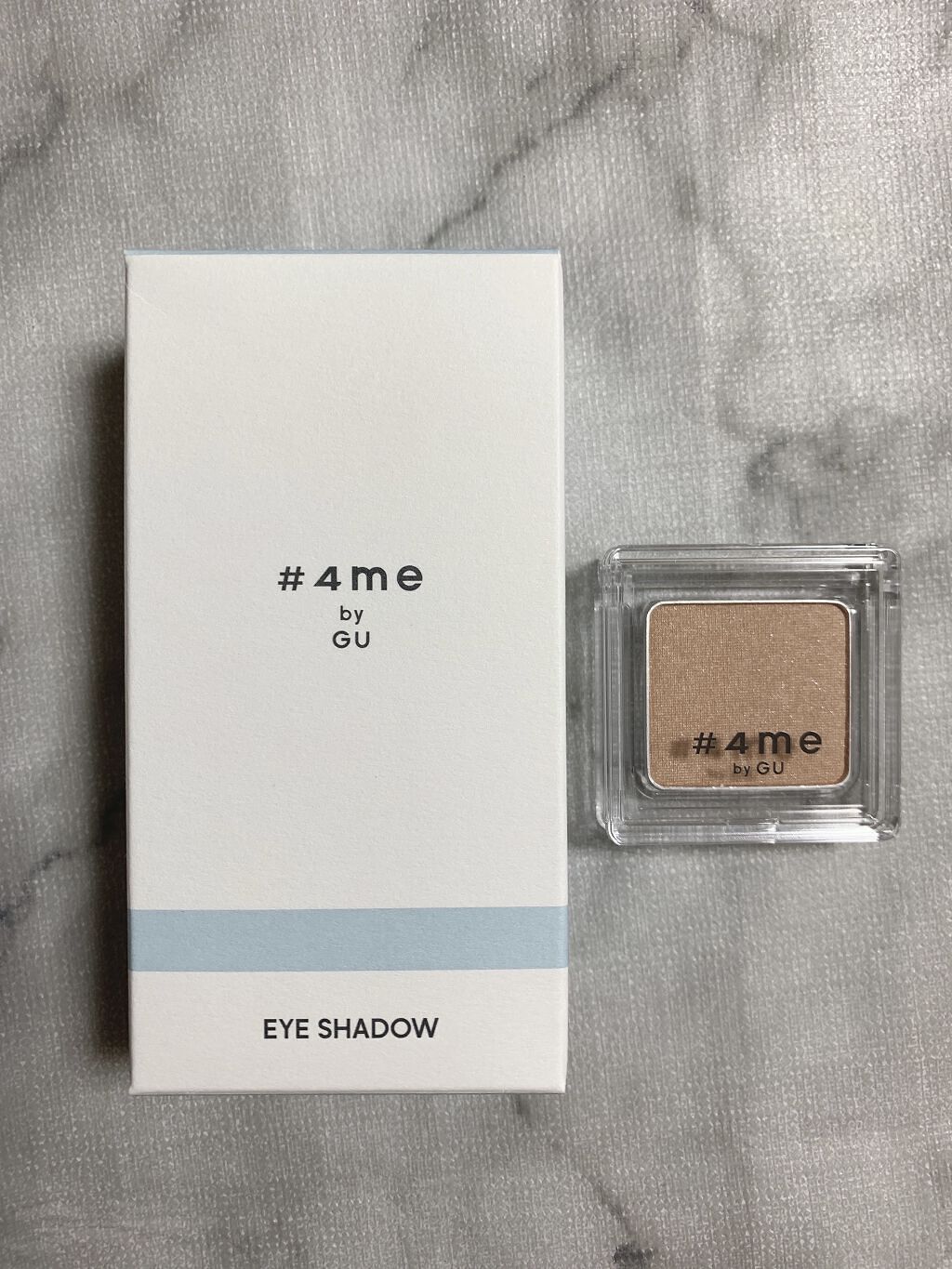 単色アイシャドウ 32 BEIGE/#4me by GU/単色アイシャドウを使ったクチコミ（1枚目）