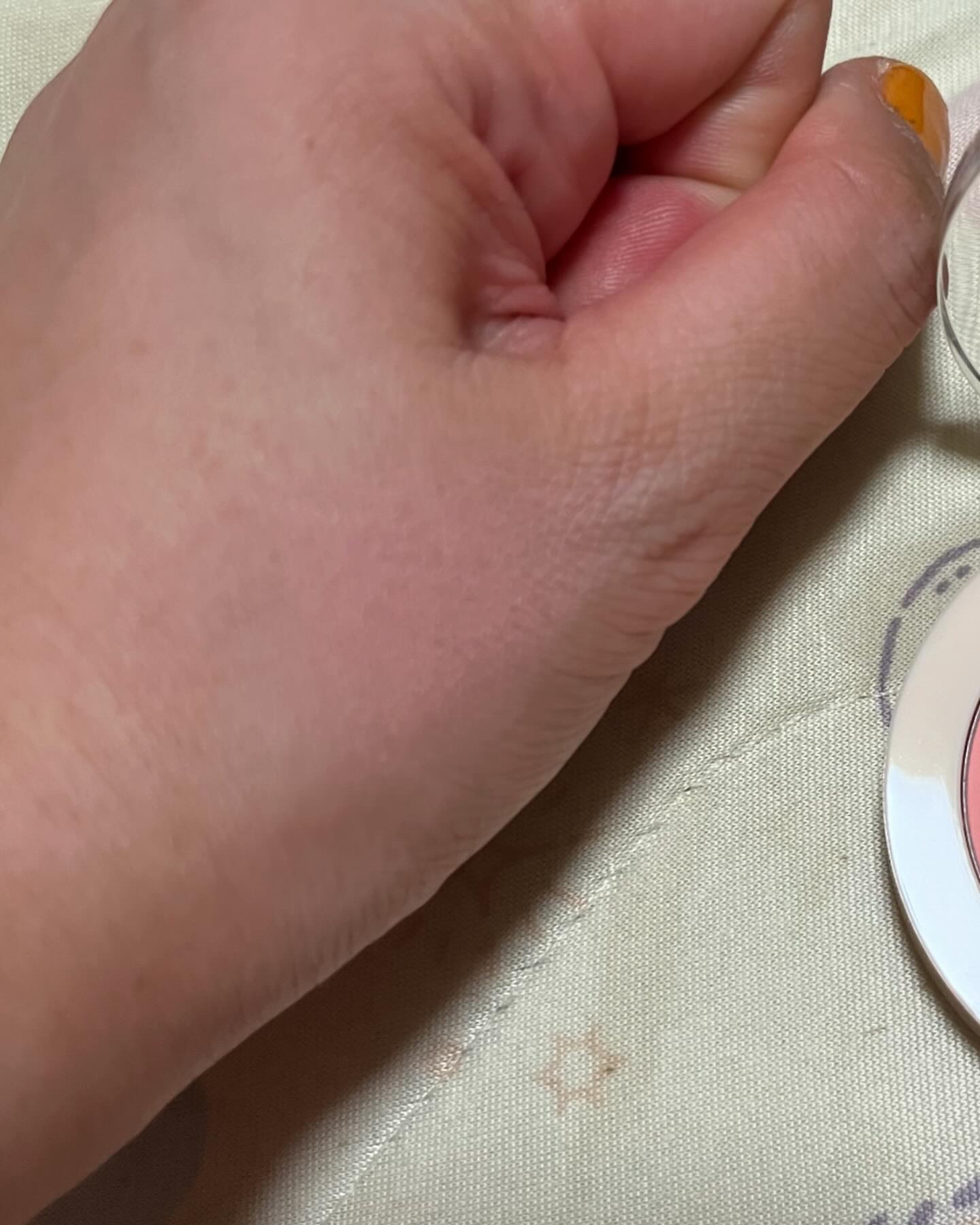 フルーアブラッシャーパフ付き/フォレンコス/パウダーチークを使ったクチコミ（3枚目）