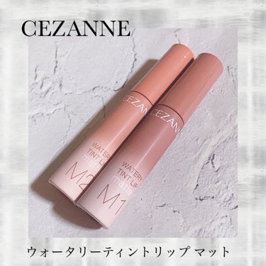 ウォータリーティントリップ マット/CEZANNE/口紅を使ったクチコミ（1枚目）