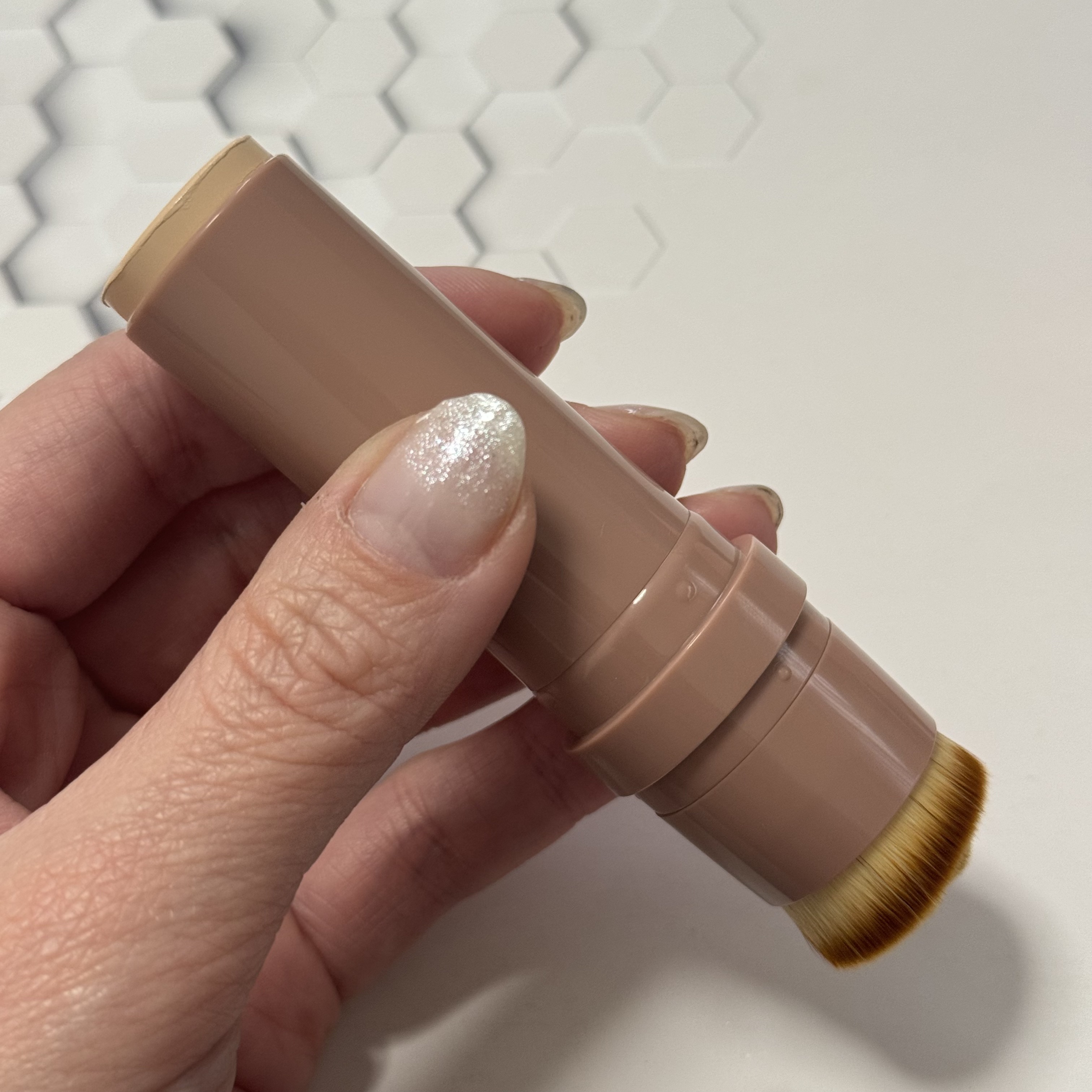 ヴィーガンナチュラルカバースティックファンデーション/DERMASHARE/その他ファンデーションを使ったクチコミ（2枚目）