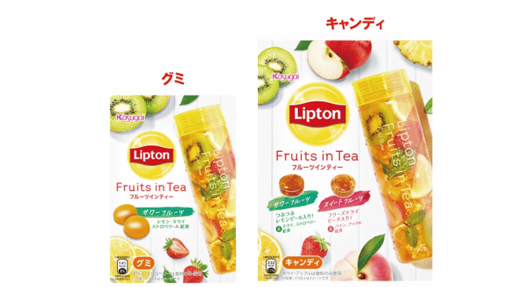 リプトン リプトンフルーツインティーグミ サワーフルーツ