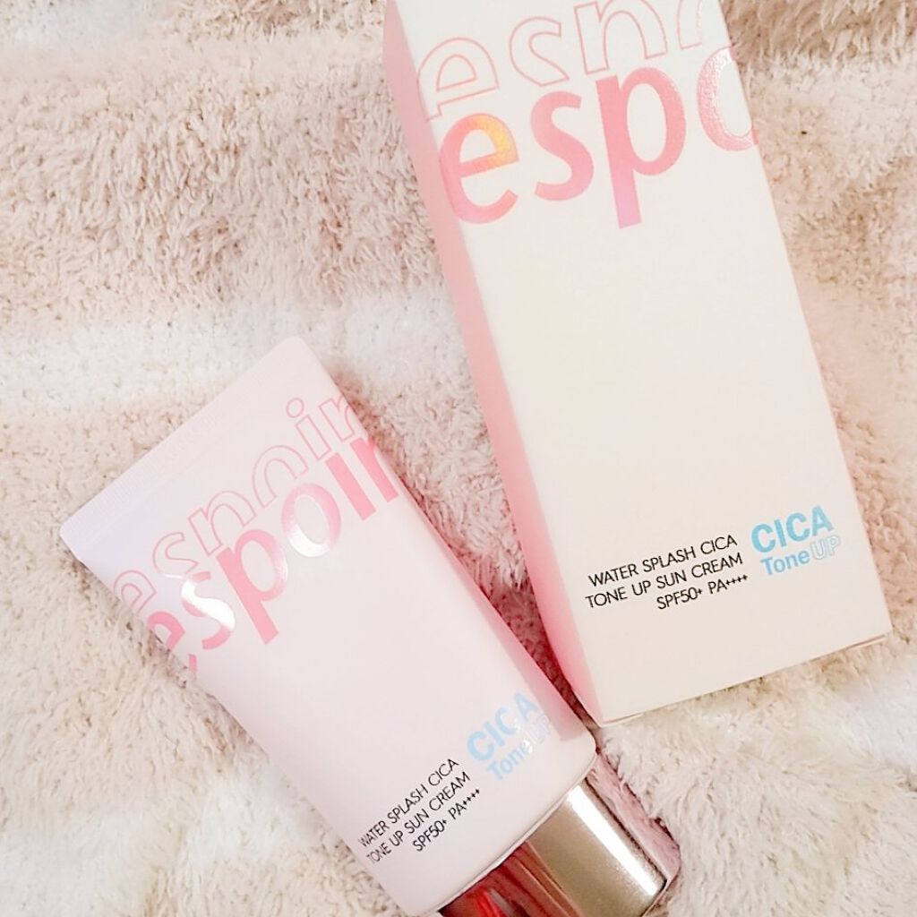 espoir エスポア ウォータースプラッシュシカトーンアップサンクリーム 3本 試してみた】ウォータースプラッシュシカトーンアップクリーム