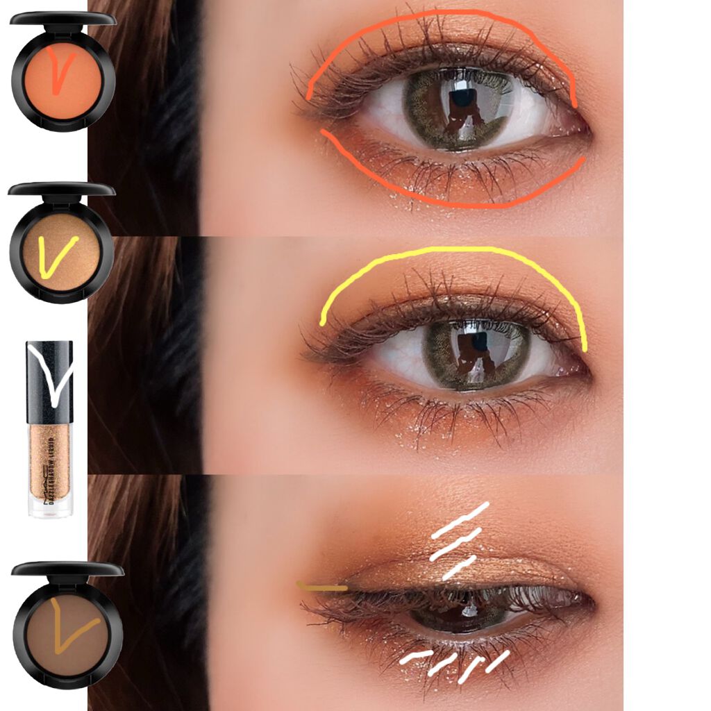 M・A・Cのアイシャドウ スモール アイシャドウ＆ダズルシャドウ