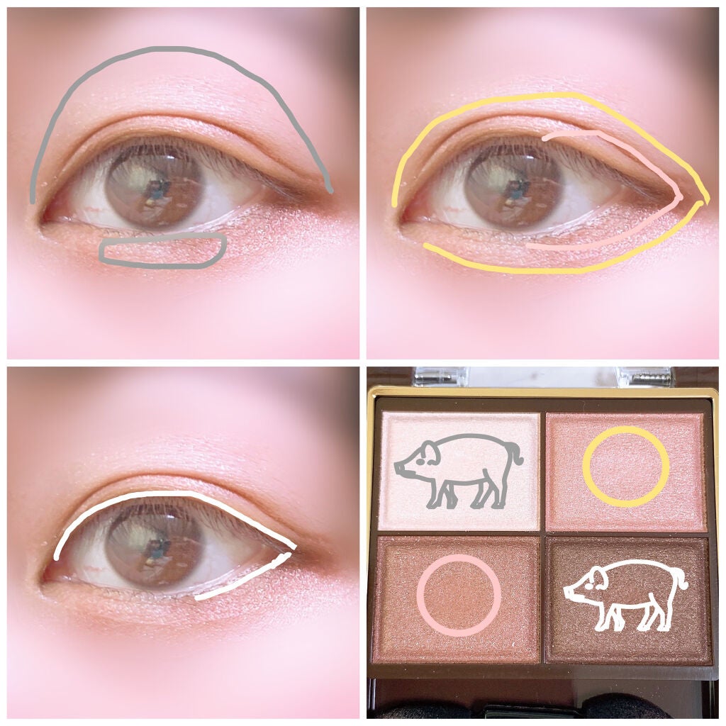 スキニーリッチシャドウ/excel/アイシャドウパレットを使ったクチコミ(3枚目)