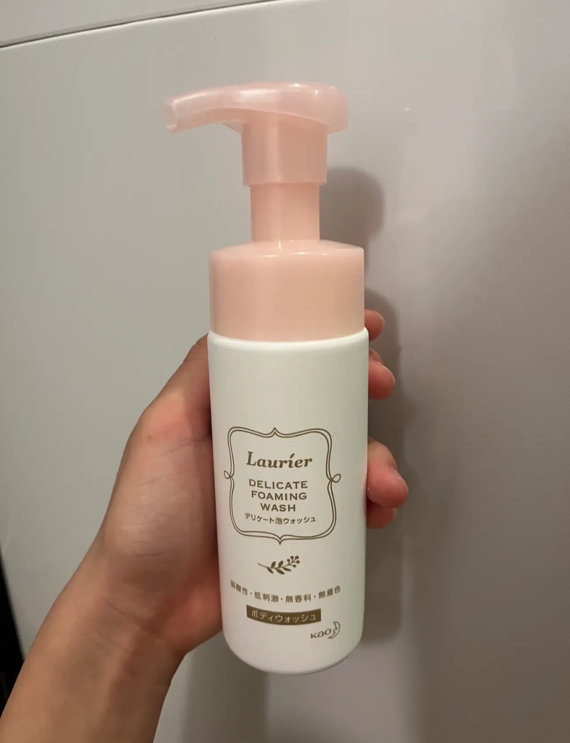 デリケート泡ウォッシュ/ロリエ/デリケートゾーンケアを使ったクチコミ（1枚目）