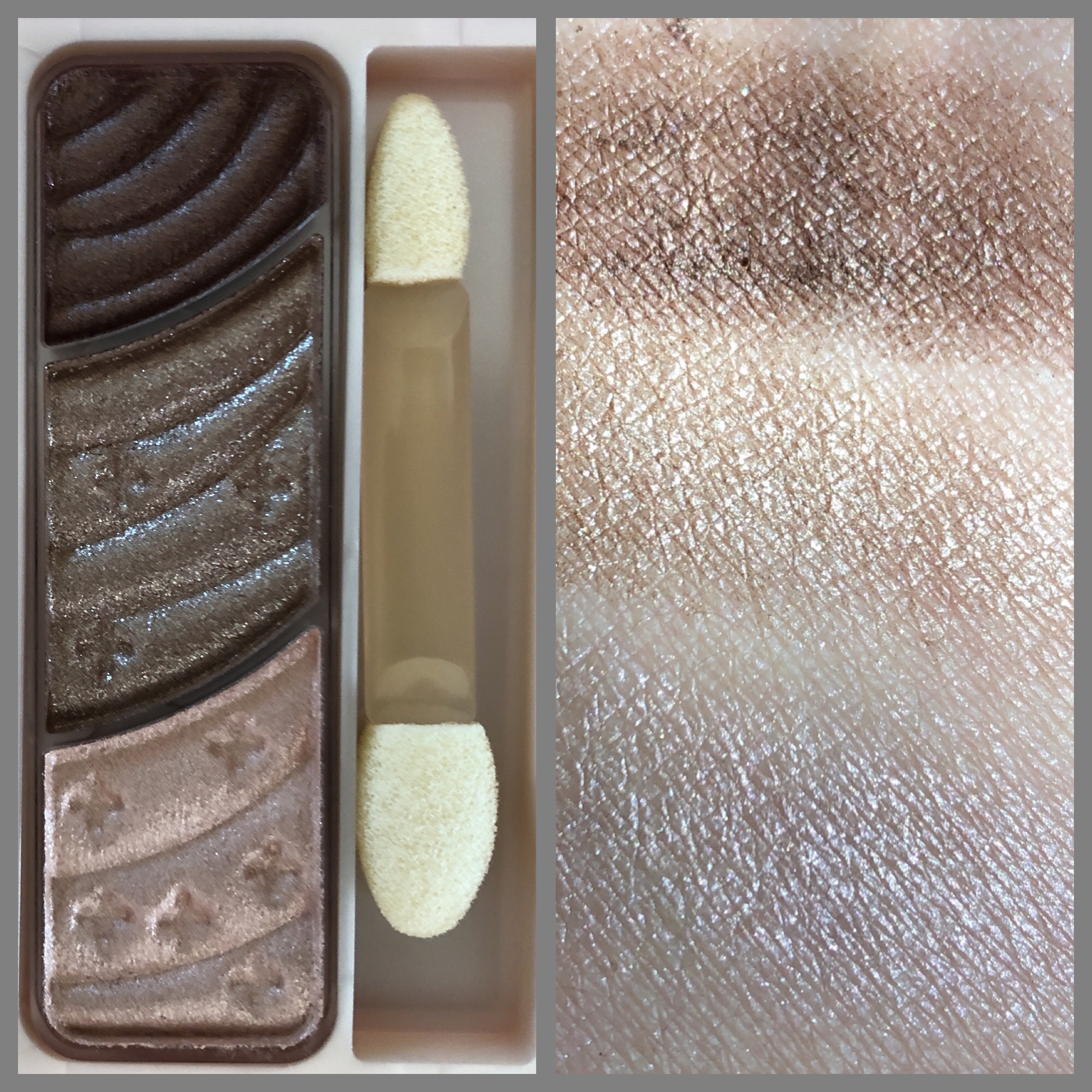 トーンアップアイシャドウ/CEZANNE/アイシャドウパレットを使ったクチコミ（3枚目）