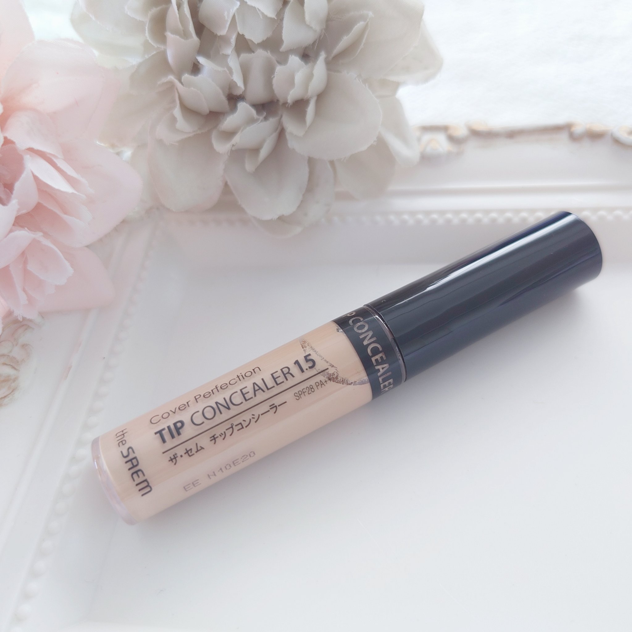 カバーパーフェクション チップコンシーラー 1.5 ナチュラルベージュ/the SAEM/リキッドコンシーラーを使ったクチコミ（2枚目）