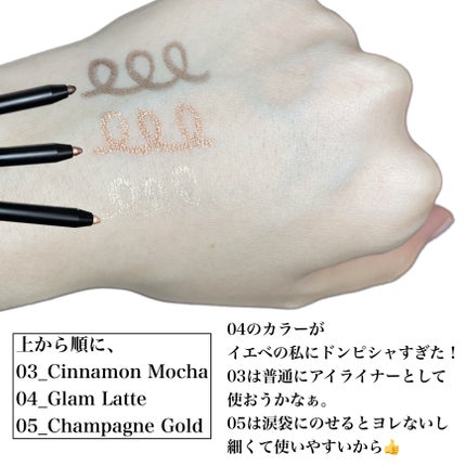 ウォータープルーフペンシルアイライナー/SISTER ANN/ペンシルアイライナーを使ったクチコミ(3枚目)