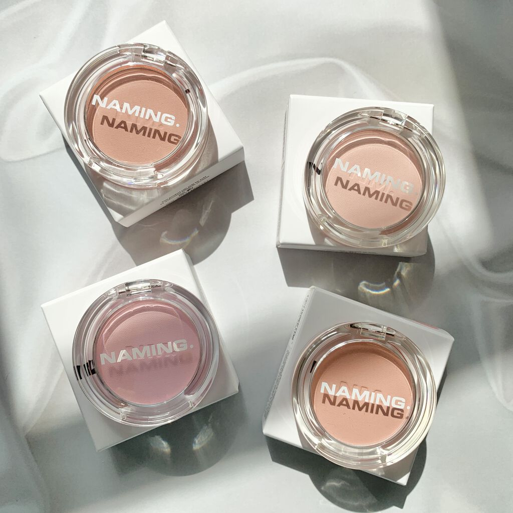 ネーミング フラッフィーパウダーブラッシュ PKR01 YUMMY/NAMING./パウダーチークを使ったクチコミ（2枚目）
