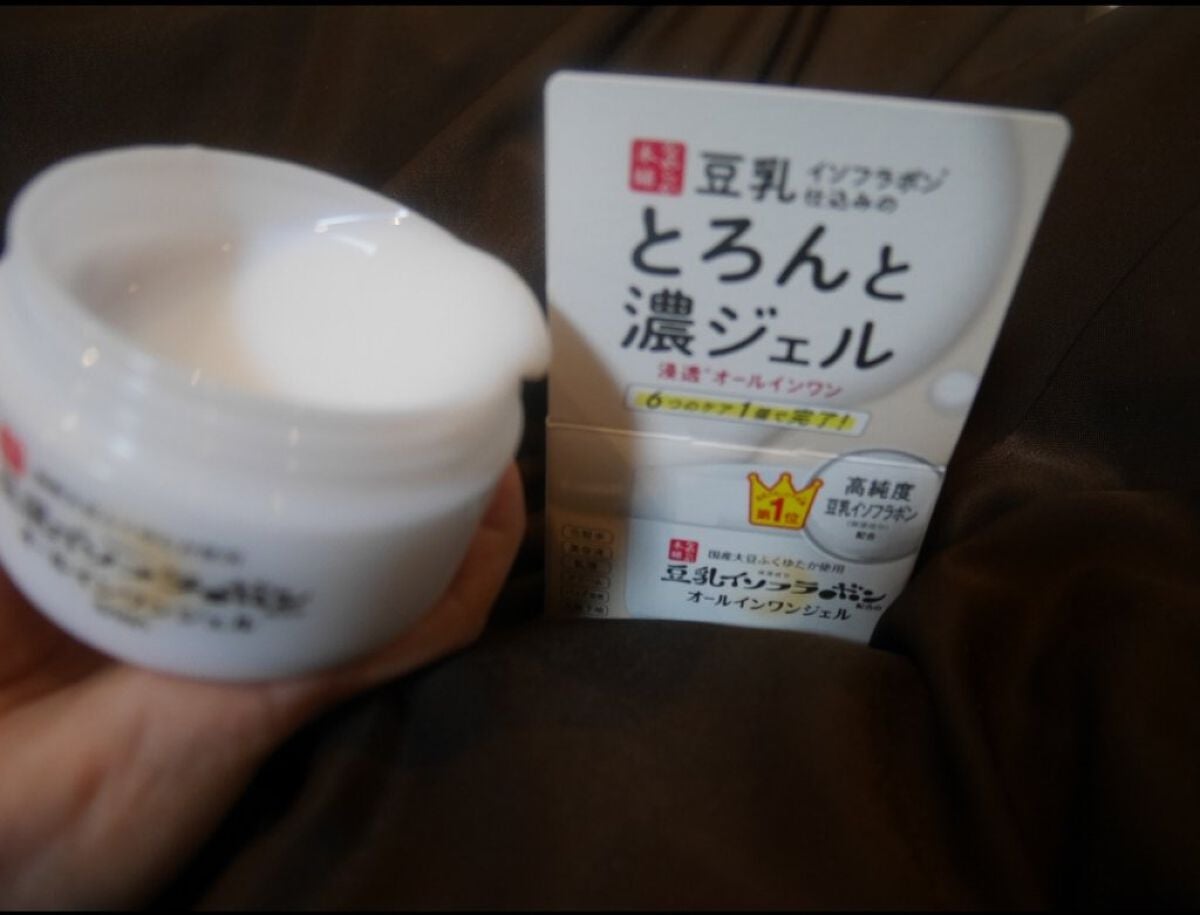 とろんと濃ジェル エンリッチ NC /なめらか本舗/オールインワン化粧品を使ったクチコミ(3枚目)