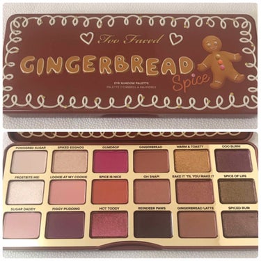 Too Faced  ジンジャーブレッド スパイス アイシャドウ パレットのクチコミ「Too Faced
Gingerbread Spice Eye Shadow Palette
.....」（2枚目）