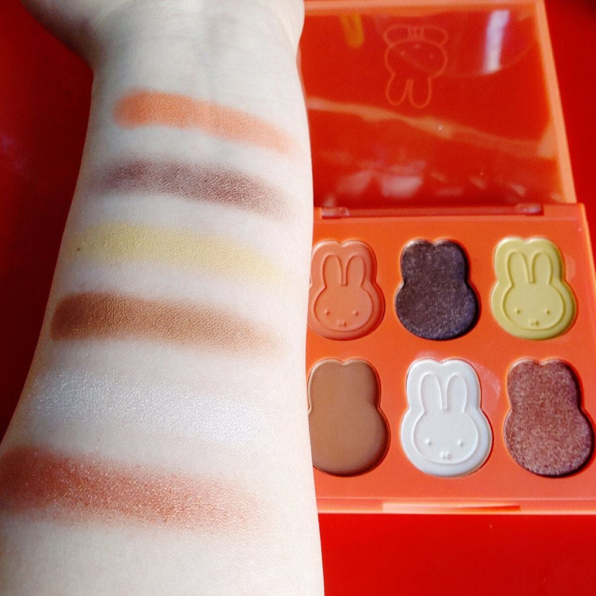 miffy アイシャドウパレット/ミッフィー メイクアップシリーズ/アイシャドウパレットを使ったクチコミ(7枚目)