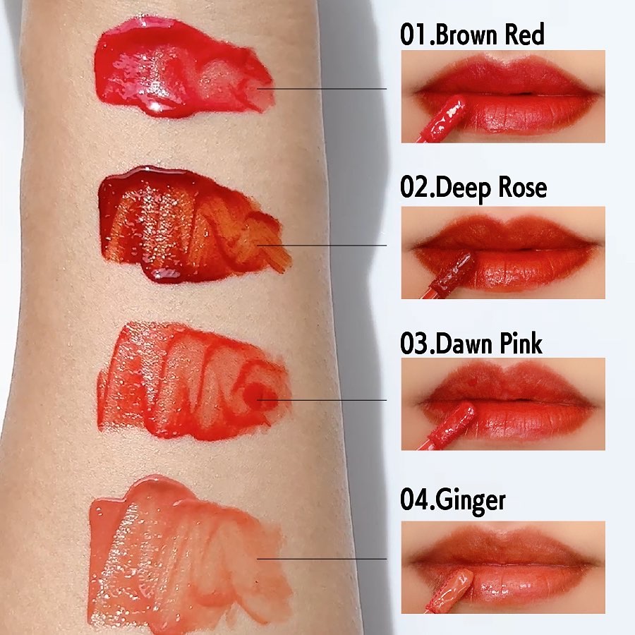 グローアンプルティント/house of HUR/リップティントを使ったクチコミ（2枚目）