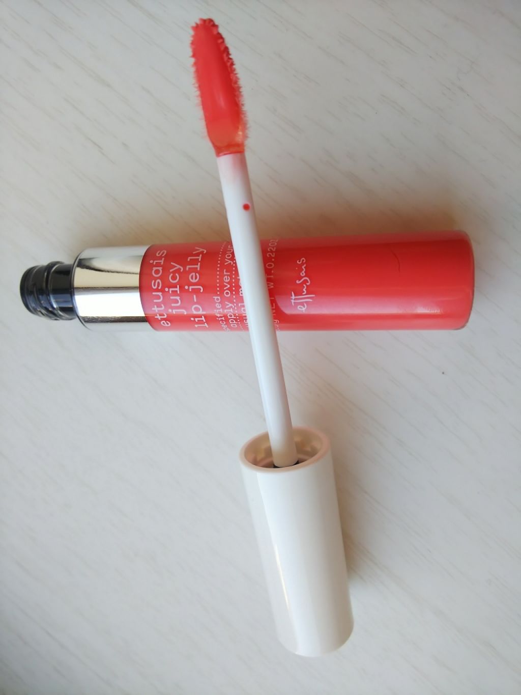 ジューシーリップジェル RD3 ショコラレッド/ettusais/リップグロスを使ったクチコミ（2枚目）