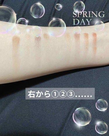 UR GLAM　BLOOMING EYE COLOR PALETTE/U R GLAM/パウダーアイシャドウを使ったクチコミ（4枚目）