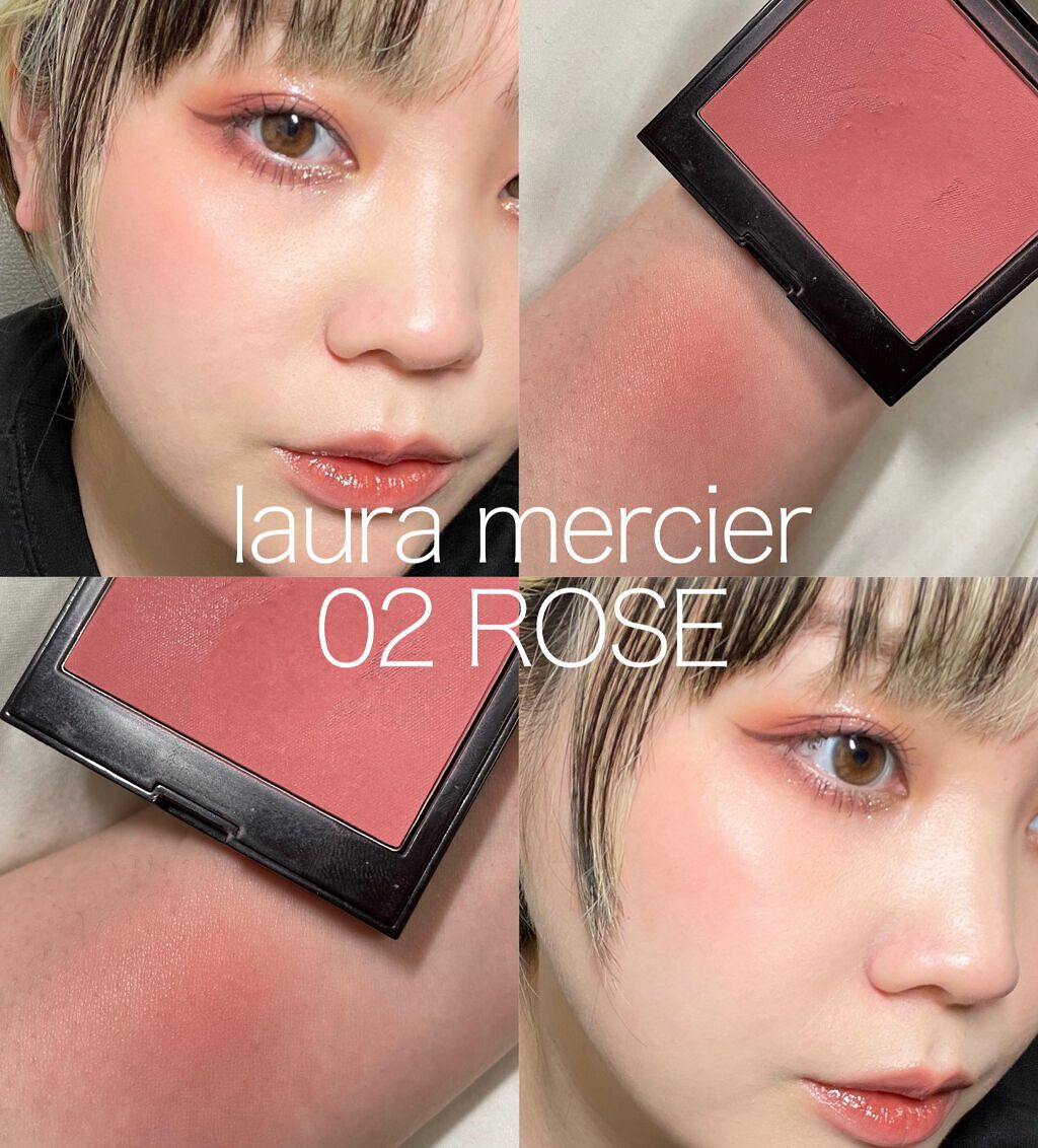 ブラッシュ カラー インフュージョン 02 ローズ/ローラ メルシエ/パウダーチークを使ったクチコミ（1枚目）