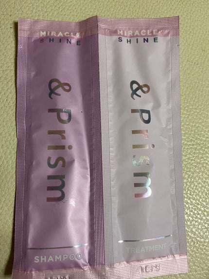 ミラクル シャイン シャンプー/ヘアトリートメント/&Prism/市販シャンプーを使ったクチコミ(1枚目)