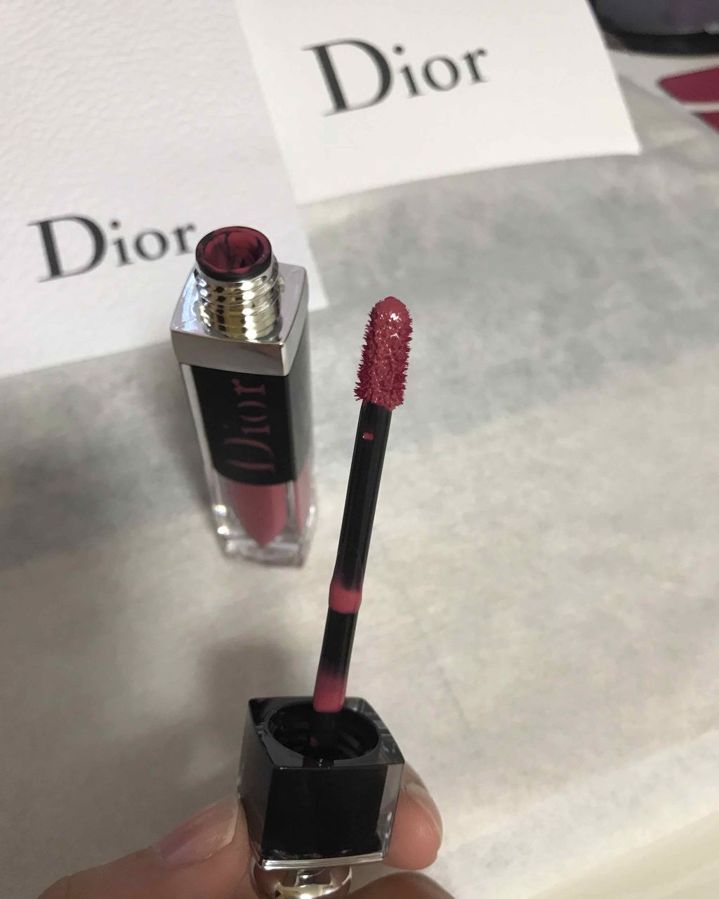 ディオール アディクト ラッカー プランプ/Dior/リップグロスを使ったクチコミ（2枚目）