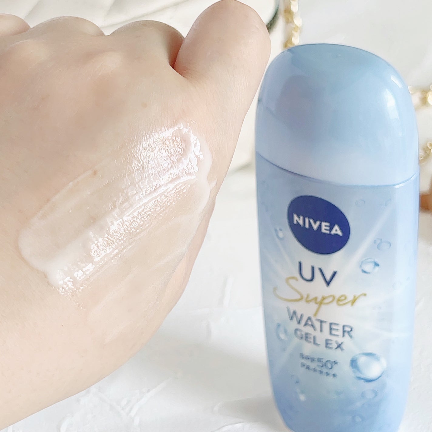 ニベアUV ウォータージェルEX/ニベア/日焼け止めジェルを使ったクチコミ(5枚目)