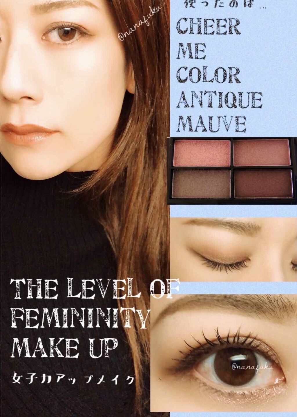 CHEER me COLOR アイシャドウ/セリア/アイシャドウパレットを使ったクチコミ(1枚目)