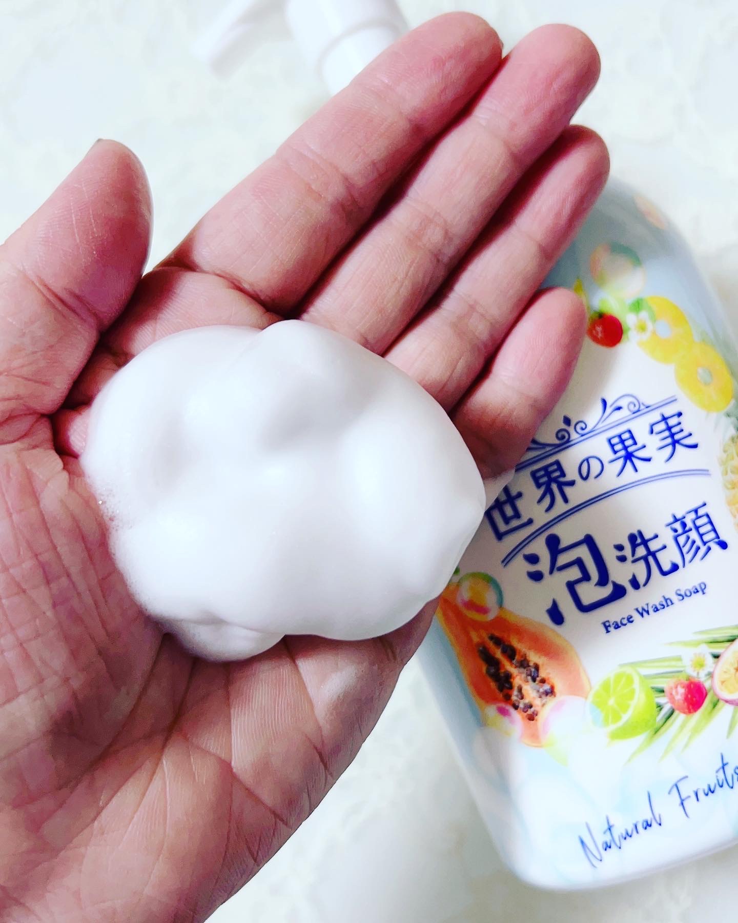 世界の果実 すっきり泡洗顔/世界の果実/泡洗顔を使ったクチコミ（3枚目）